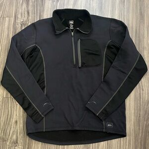 REI Black Men's Lightweight Half-Zip Jacket